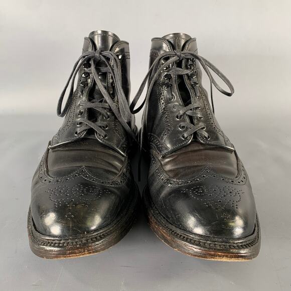 Alden 4465H 12 Black Shell Cordovan Wingtip Boots main image 4